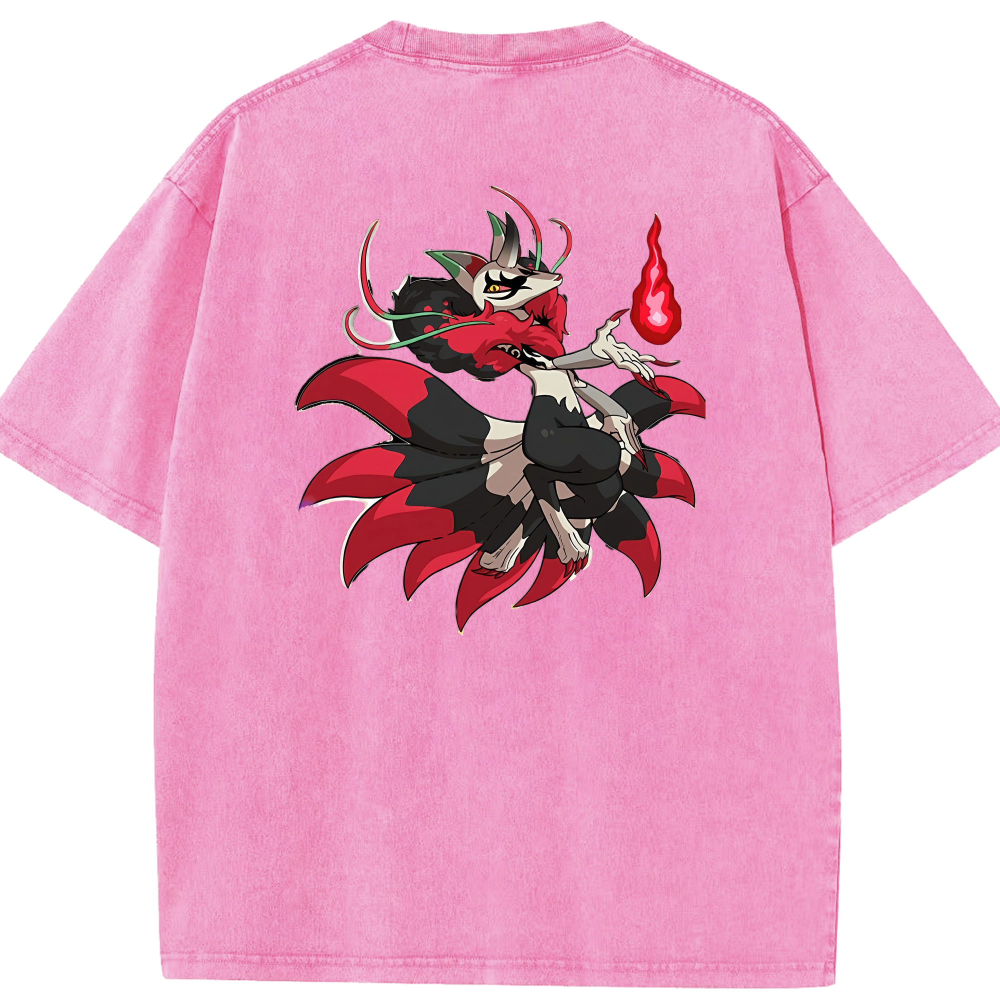 （画像用） 妖怪ウォッチ Yo-kai Watch 綿100% ヴィンテージ風 半袖Tシャツ（背面プリント）